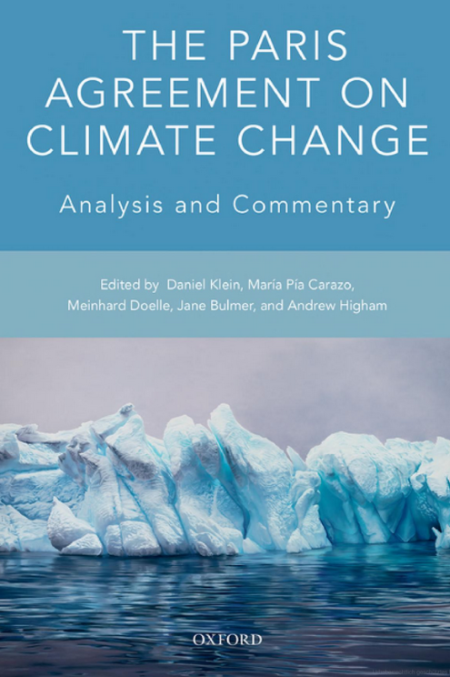 Cover of the book "The Paris Agreement on Climate Change"