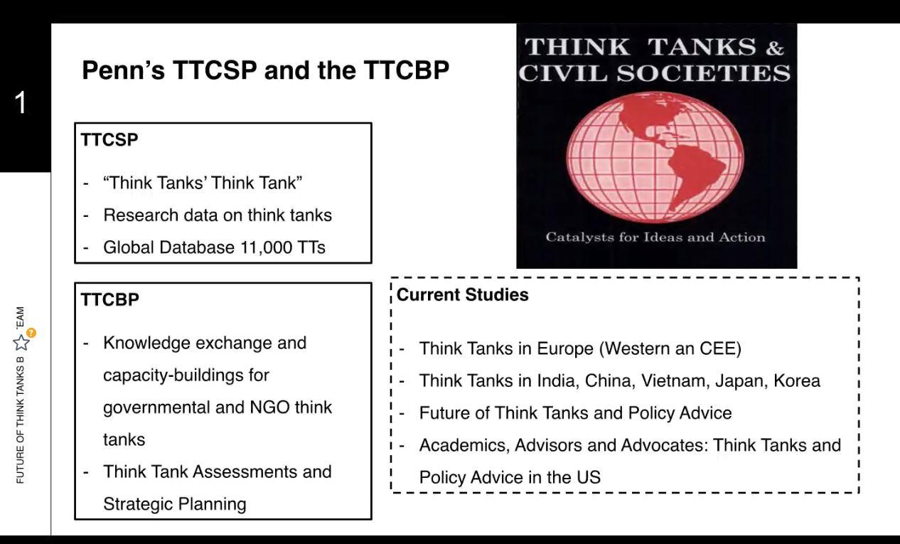 Image courtesy of the Think Tank and Civil Societies Program