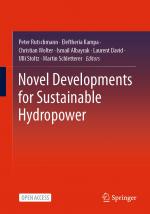 red cover of the Springer book "Novel Developments for Sustainable Hydropower"