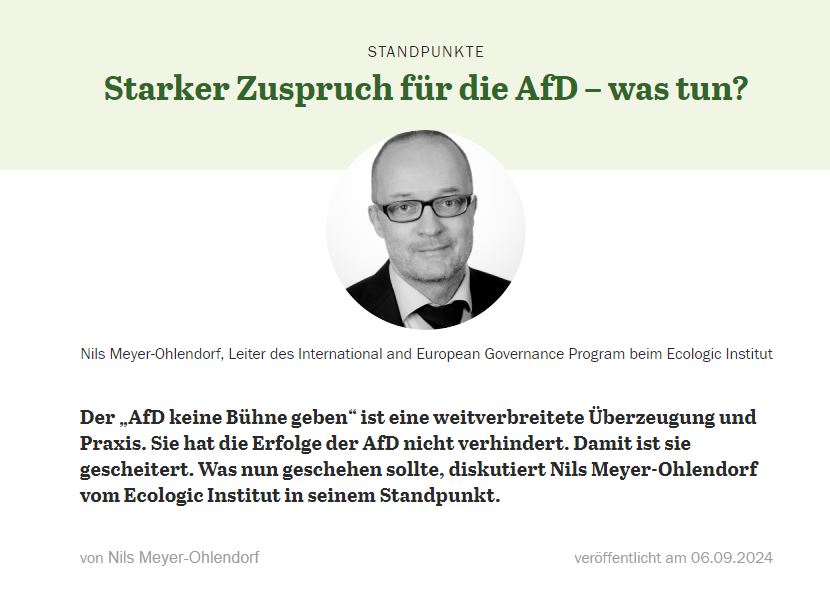 Tagesspiegel Standpunkt AfD