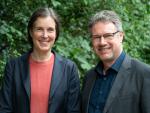 : Christoph Heinrich and Dr. Camilla Bausch, new director and outgoing director of Ecologic Institute, 2024